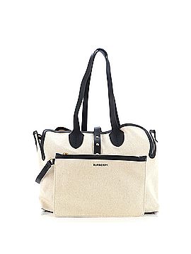 Burberry Soft Belt Bag Canvas with Leather Medium (view 2)