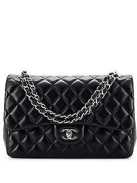 Chanel Classic Double Flap Bag Quilted Lambskin Jumbo (view 1)