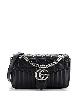 Gucci GG Marmont Flap Bag Mixed Matelasse Leather Small (view 1)