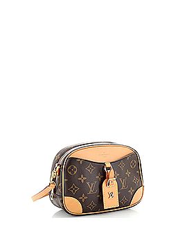 Louis Vuitton Deauville Handbag Monogram Canvas Mini (view 2)