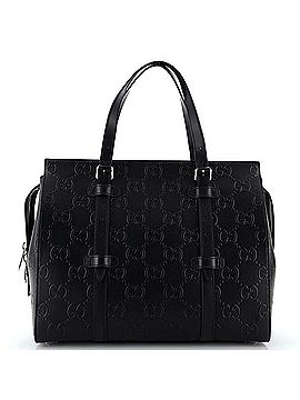 Gucci Tote Bag GG Embossed Perforated Leather (view 1)