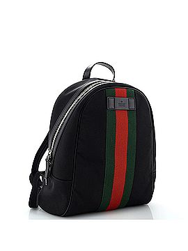 Gucci Web Zip Backpack (Outlet) Techno Canvas Medium (view 2)