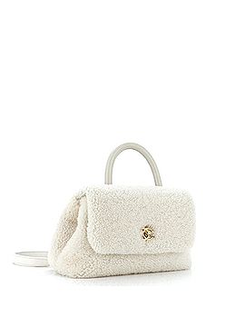 Chanel Coco Top Handle Bag Shearling Small (view 2)