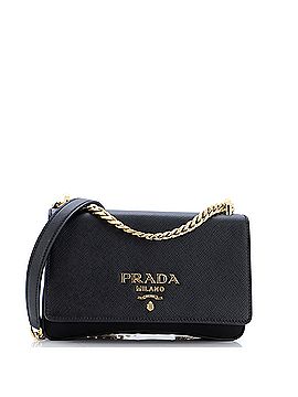 Prada Chain Flap Bag Saffiano Leather Small (view 1)