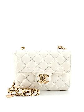 Chanel Casino Royale Charms Square Flap Bag Quilted Lambskin with Enamel Mini (view 1)