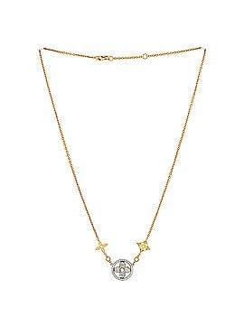 Louis Vuitton Blossom XL Necklace 18K Tricolor Gold with Diamonds (view 2)