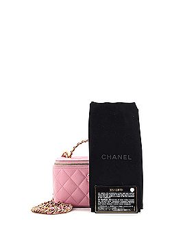 Chanel Pick Me Up Top Handle Vanity Case with Chain Quilted Lambskin Small (view 2)