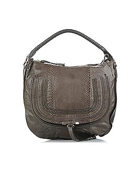 Chloé Marcie Python Leather Large Hobo  (view 1)