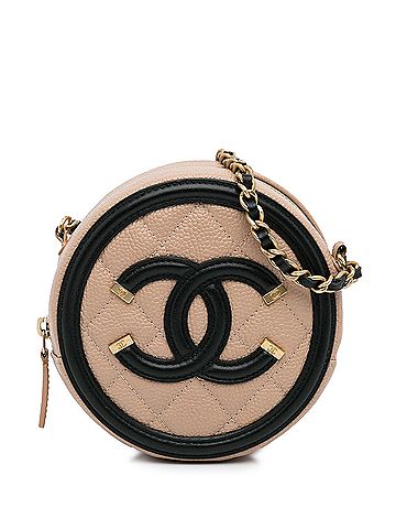 Chanel cc filigree online transparent bag