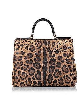 Dolce & Gabbana Printed Leather Satchel (view 1)