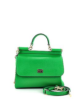 Dolce & Gabbana Miss Sicily Chain Bag Leather Medium (view 2)