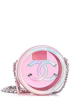 Chanel Filigree Round Clutch with Chain PVC with Lambskin Mini (view 1)