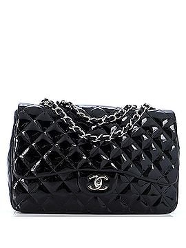 Chanel Classic Single Flap Bag Quilted Patent Jumbo (view 1)