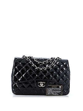Chanel Classic Single Flap Bag Quilted Patent Jumbo (view 2)