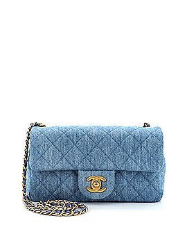 Chanel Pearl Crush Flap Bag Quilted Denim Mini (view 1)