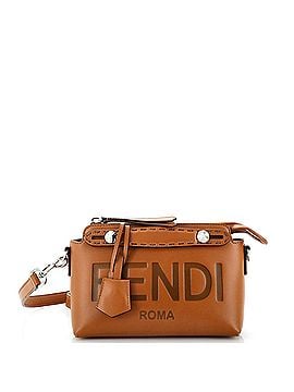 Fendi Logo By The Way Satchel Embossed Leather Mini (view 1)