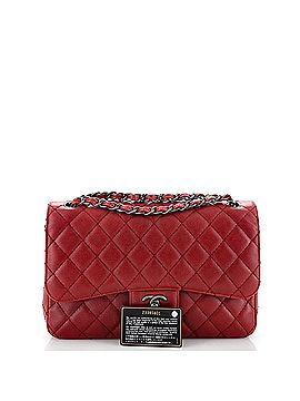 Chanel Classic Double Flap Bag Quilted Caviar Jumbo (view 2)