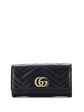 Gucci GG Marmont Continental Wallet Matelasse Leather (view 1)
