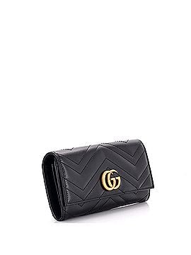 Gucci GG Marmont Continental Wallet Matelasse Leather (view 2)