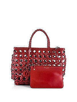 Christian Dior DiorCabas Tote Cannage Woven Leather (view 2)