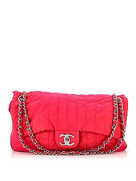 Chanel Soft Shell Flap Bag Vertical Quilted Nylon Jumbo (view 1)