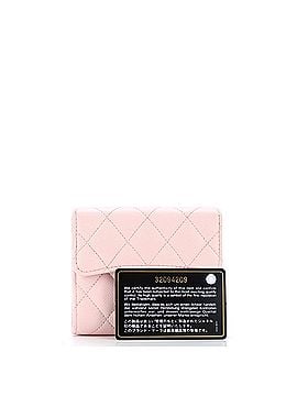 Chanel CC Compact Classic Flap Wallet Quilted Caviar (view 2)