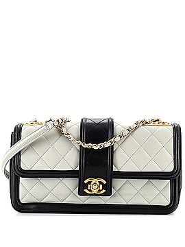 Chanel Elegant CC Flap Bag Quilted Lambskin Jumbo (view 1)