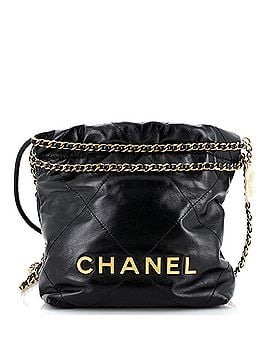 Chanel 22 Chain Hobo Quilted Calfskin Mini (view 1)