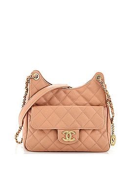 Chanel Wavy CC Hobo Quilted Caviar Medium (view 1)