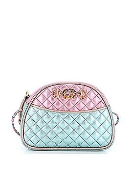 Gucci Trapuntata Camera Shoulder Bag Quilted Laminated Leather Mini (view 1)