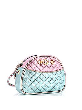 Gucci Trapuntata Camera Shoulder Bag Quilted Laminated Leather Mini (view 2)