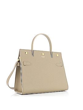 Burberry Title Top Handle Bag Leather Medium (view 2)
