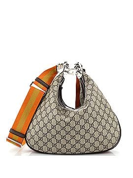 Gucci Attache Shoulder Bag GG Coated Canvas Large (view 1)