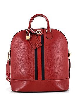 Gucci Savoy Web Bowling Tote Leather Small (view 1)