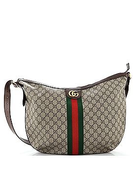Gucci Ophidia Half Moon Hobo GG Coated Canvas Large (view 1)