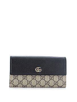 Gucci GG Marmont Continental Chain Wallet GG Coated Canvas and Leather (view 1)
