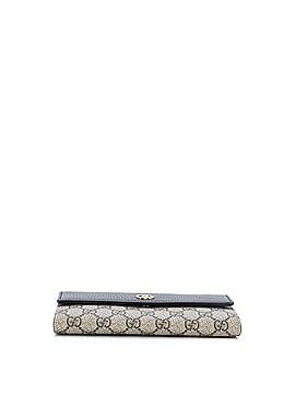 Gucci GG Marmont Continental Chain Wallet GG Coated Canvas and Leather (view 2)