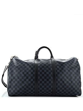 Louis Vuitton Keepall Bandouliere Bag Damier Cobalt 55 (view 1)