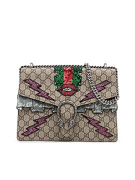 Gucci Medium Embellished GG Supreme Dionysus Shoulder Bag (view 1)