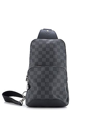 Louis vuitton avenue sling bag hot sale damier graphite