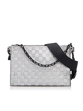 Louis Vuitton Damier Glitter Taurillon In The Loop Trio Pouch (view 1)