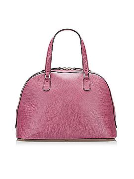 Gucci Lady Dollar Dome Satchel Leather (view 2)