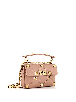 Valentino Garavani Roman Stud Flap Bag Quilted Leather Small (view 2)