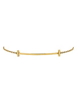 Tiffany & Co. T Smile Chain Bracelet 18K Yellow Gold Medium (view 1)