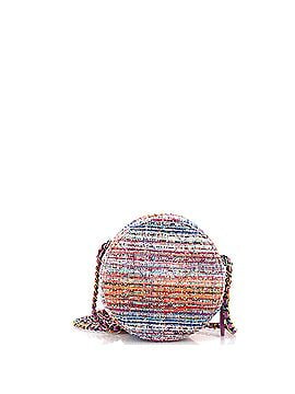 Chanel Round Clutch with Chain Quilted Tweed with Rainbow Hardware Mini (view 2)