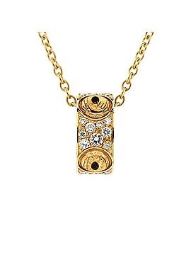 Louis Vuitton Empreinte Pendant Necklace 18K Yellow Gold with Pave Diamonds (view 1)