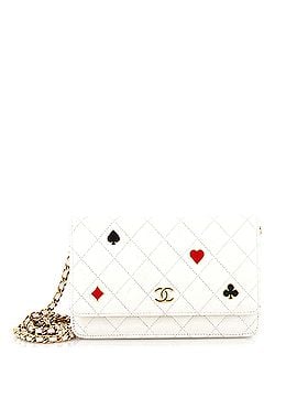 Chanel Coco Casino Wallet on Chain Quilted Caviar (view 1)