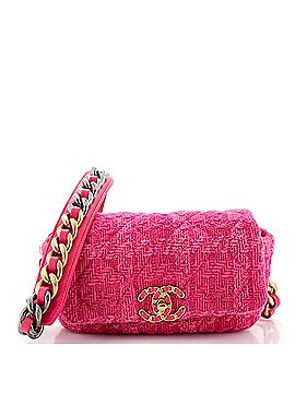Chanel 19 Belt Bag Quilted Tweed (view 1)