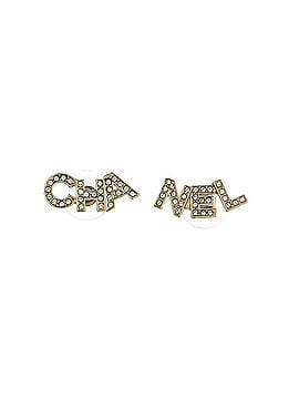 Chanel CHA-NEL Stud Earrings Metal with Crystals (view 1)