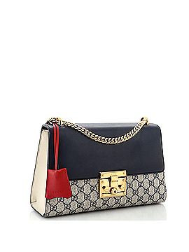 Gucci Padlock Shoulder Bag GG Coated Canvas and Leather Medium (view 2)